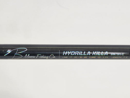 B Moore Fishing Co Bass Fishing Rod Hydrilla Killa