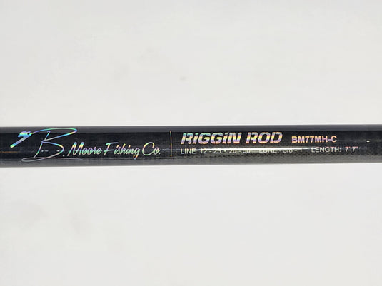 B Moore Fishing Co Bass Fishing Rod Riggin Rod