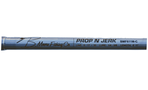 Load image into Gallery viewer, B Moore Fishing Co Bass Fishing Rod Prop N&#39; Jerk
